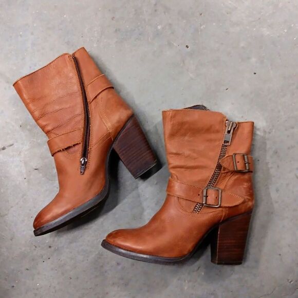Steve Madden Denea Leather Booties 8.5 - Picture 6 of 8